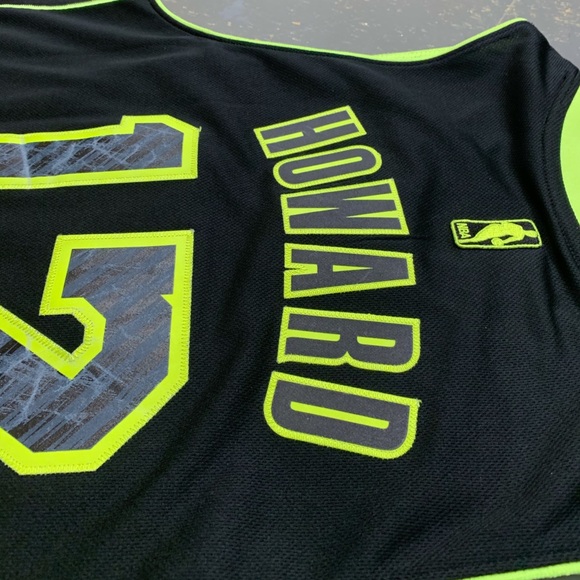 Adidas Dwight Howard Los Angeles Lakers Swingman Medium Jersey Volt 12 - Picture 10 of 10